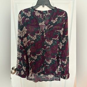 Kut from the Kloth Stitch Fix Floral Top Sheer